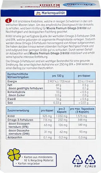 Premium Omega-3 Krillöl, Kapseln 60 St, 45 g Mivolis