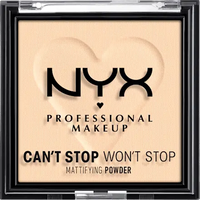 Puder Can't Stop Won't Stop Mattifying Fair 01, 6 g NYX PROFESSIONAL MAKEUP