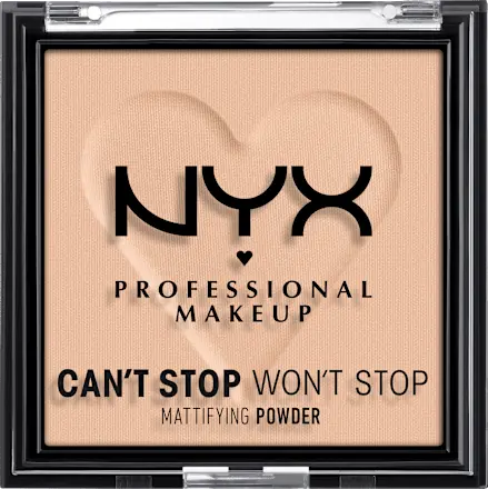 Puder Can't Stop Won't Stop Mattifying Medium 03, 6 g NYX PROFESSIONAL MAKEUP