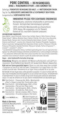 Reinigungsgel Pore Control BHA, 100 ml SANTE NATURKOSMETIK