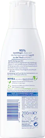 Reinigungsmilch Essentials sanft, 200 ml NIVEA