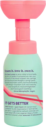Schaumhandseife the heart soap, 200 ml own it skincare