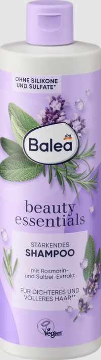 Balea Shampoo mit Rosmarin- & Salbeiextrakt beauty essentials, 400 ml
