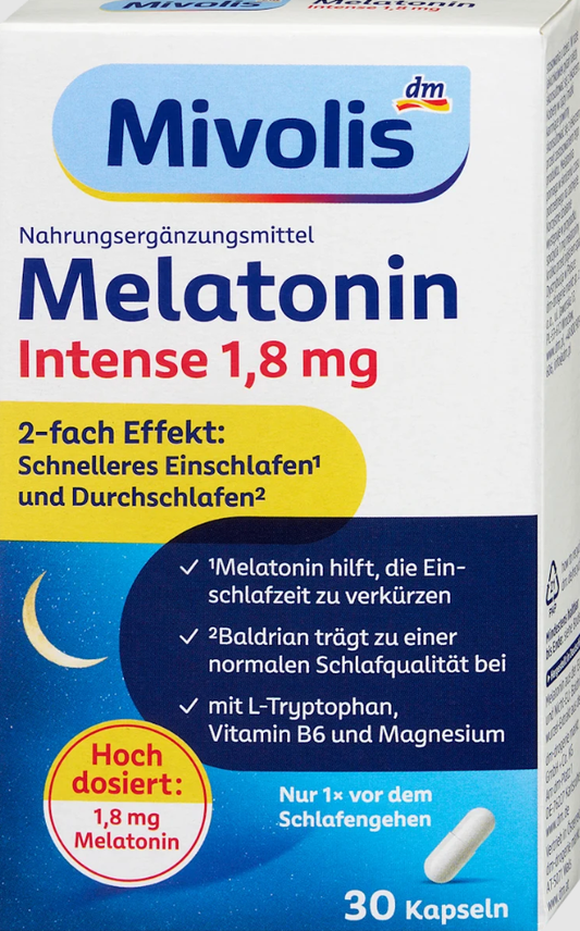 Melatonine Intense Capsules 30 stuks, 23 g
