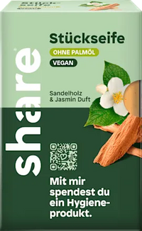 Seifenstück Sandelholz & Jasmin, 100 g share