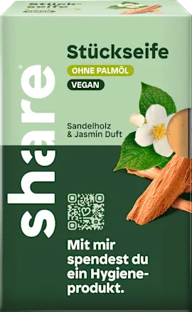 Seifenstück Sandelholz & Jasmin, 100 g share