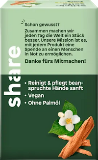 Seifenstück Sandelholz & Jasmin, 100 g share