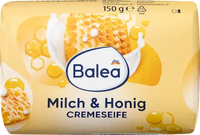 Seifenstück, Cremeseife Milch & Honig, 150 g Balea