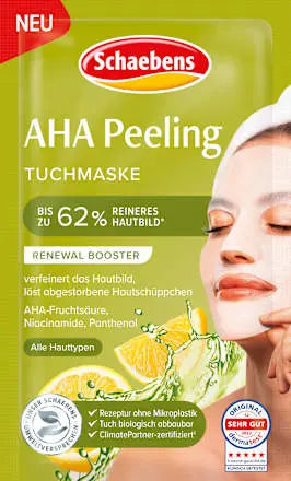 Tuchmaske AHA Peeling, 1 St Schaebens