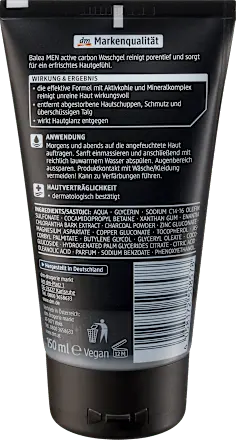 Waschgel Active Carbon, 150 ml Balea MEN