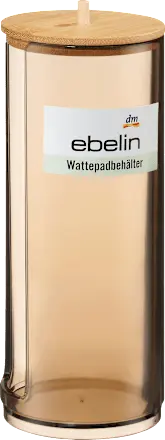 Wattepadspender mit Bambusdeckel, 1 St ebelin
