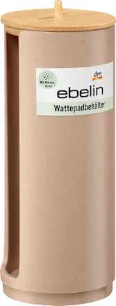 Wattepadspender mit Bambusdeckel, 1 St ebelin