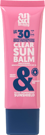 Sonnencreme Gesicht, clear sun balm, LSF 30, 50 ml