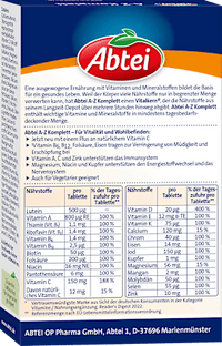 A-Z Komplett Tabletten 40 St, 46 g
