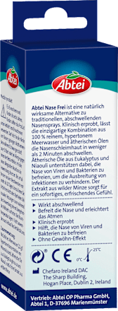 Abschwellendes Spray Nase frei, 20 ml