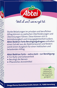 Baldrian Forte Beruhigungsdragees, 30 St