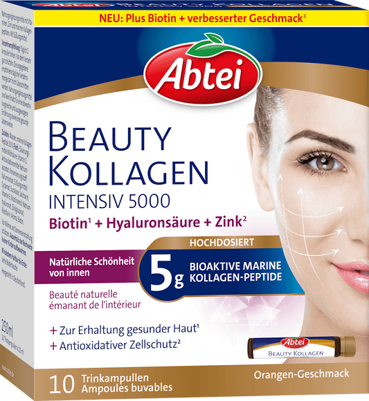 Abtei Beauty Collagène Intensif 5000 Ampoules à boire 10 unités, 250 ml