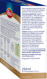 Abtei Beauty Kollagen Intensiv 5000 Trinkampullen 10 St, 250 ml
