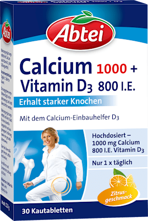 Calcium 1000 + D3 Osteo Vital kauwtabletten 30 stuks, 113 g