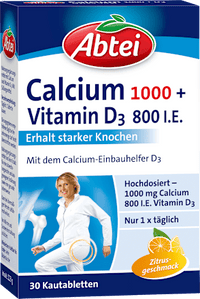 Calcium 1000 + D3 Osteo Vital kauwtabletten 30 stuks, 113 g