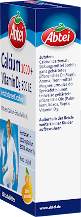 Calcium 1000 + D3 Osteo Vital kauwtabletten 30 stuks, 113 g