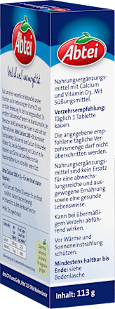 Calcium 1000 + D3 Osteo Vital kauwtabletten 30 stuks, 113 g