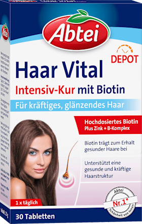 Haar Vital mit Biotin 30 St, 23 g Abtei