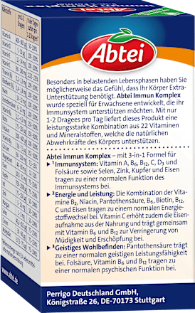 Immuuncomplex 40 omhulde tabletten, 28,64 g
