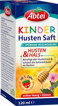 Kinderhoestsiroop Honing Marshmallow, 120 ml