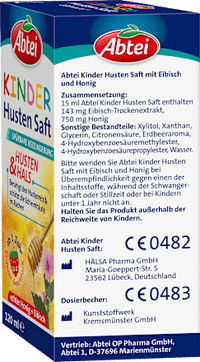 Kinderhoestsiroop Honing Marshmallow, 120 ml