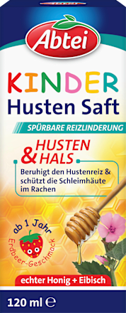 Kinder Hustensaft Honig Eibisch, 120 ml