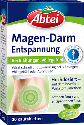 Kauwtabletten voor gastro-intestinale ontspanning, 20 stuks