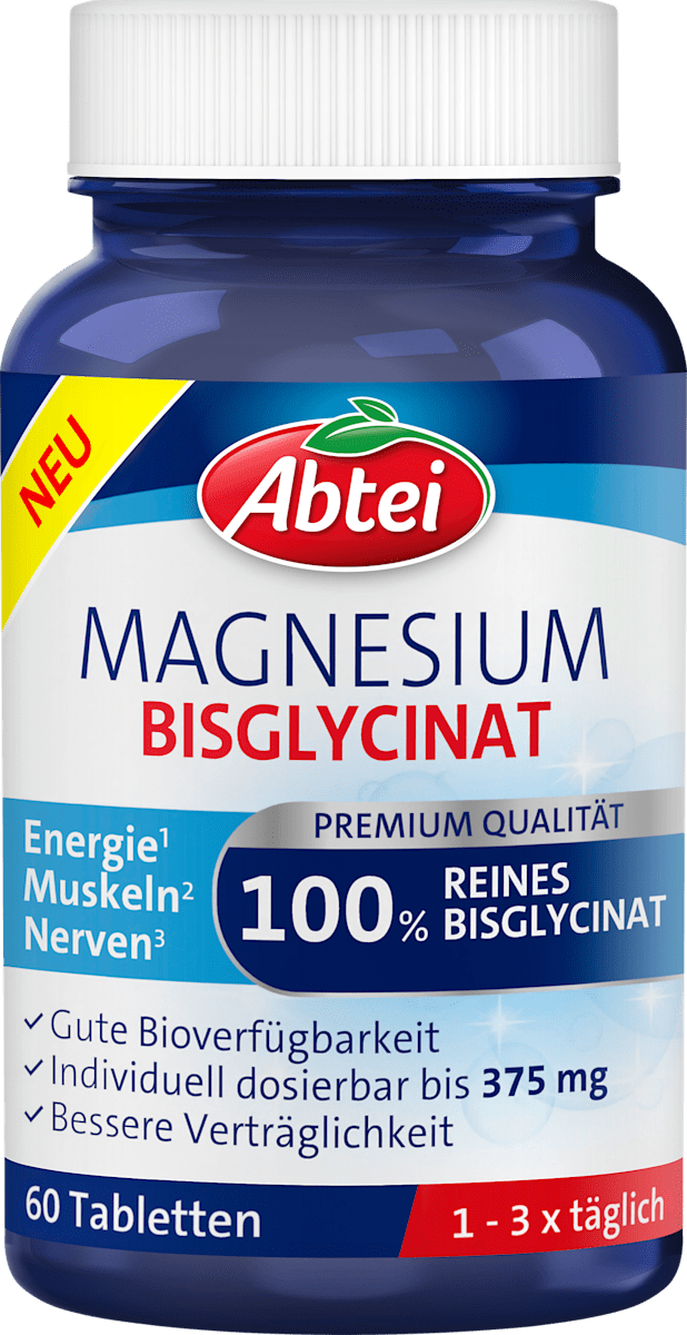 Abtei Magnesium Bisglicinat Tabletten 60 St, 73 g