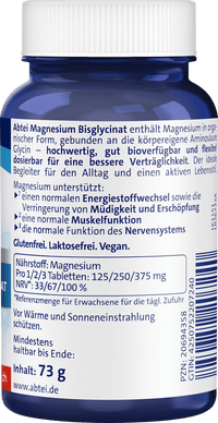 Abtei Magnesium Bisglicinat Tabletten 60 St, 73 g