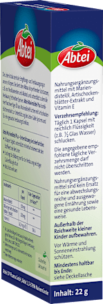 Mariadistel Plus Capsules 30 stuks, 22 g