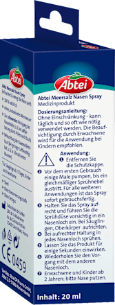 Meersalz Nasen Spray, 20 ml