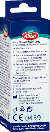 Neusspray met zeezout, 20 ml