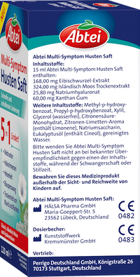 Abtei Multi-Symptom Hustensaft, 120 ml