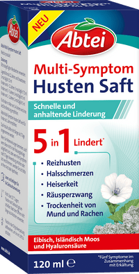 Abtei Multi-Symptom Hustensaft, 120 ml