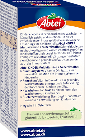 Multivitamine für Kinder Schmelztabletten 75 St, 11 g