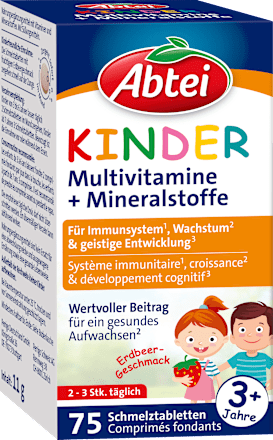 Multivitamine für Kinder Schmelztabletten 75 St, 11 g
