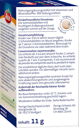 Multivitamine für Kinder Schmelztabletten 75 St, 11 g