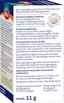 Multivitaminen voor kinderen smelttabletten 75 stuks, 11 g