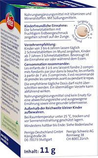 Multivitaminen voor kinderen smelttabletten 75 stuks, 11 g