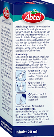 Nasenspray Allergie Schutz Nasen-Gel-Spray, 20 ml