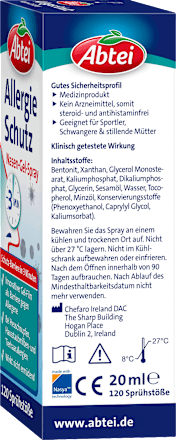 Nasenspray Allergie Schutz Nasen-Gel-Spray, 20 ml