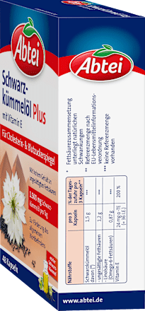 Schwarzkümmelöl Plus Kapseln 48 St., 34 g