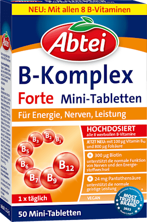 Vitamine B Complex Forte Tabletten 50 stuks, 11,6 g