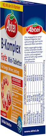 Vitamine B Complex Forte Tabletten 50 stuks, 11,6 g