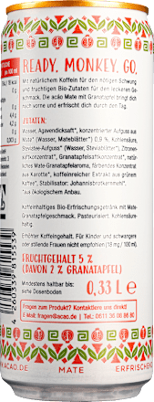 Eistee, Mate Granatapfel, 0,33 l EINWEG